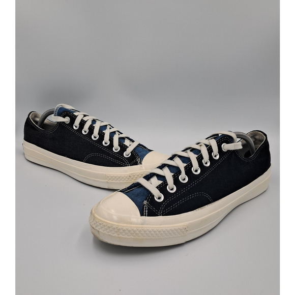 サイズ9.5 - 逆のチャックのテイラーオールスター70 Ox Renew Denimの 